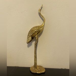 H&M Brass Crane figure